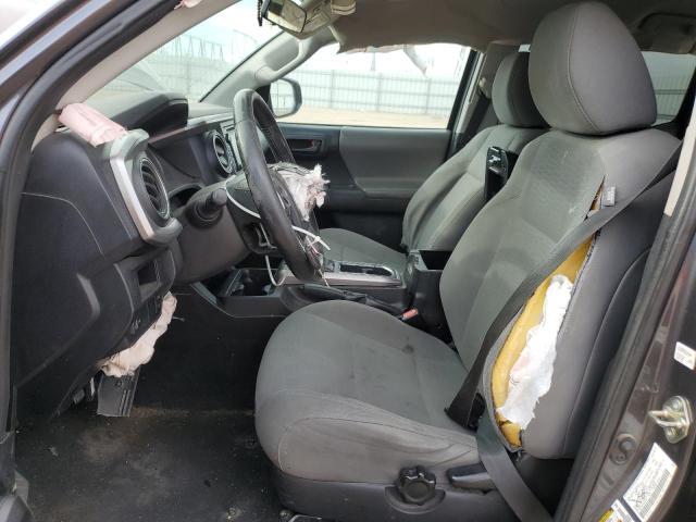 5TFAX5GN8GX062987 - 2016 TOYOTA TACOMA DOUBLE CAB CHARCOAL photo 7