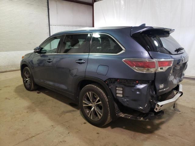 5TDJKRFH8GS351052 - 2016 TOYOTA HIGHLANDER XLE Mavi foto 2