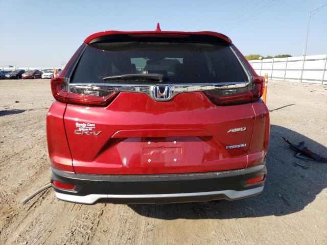 5J6RT6H58NL004072 - 2022 HONDA CR-V EX RED photo 6