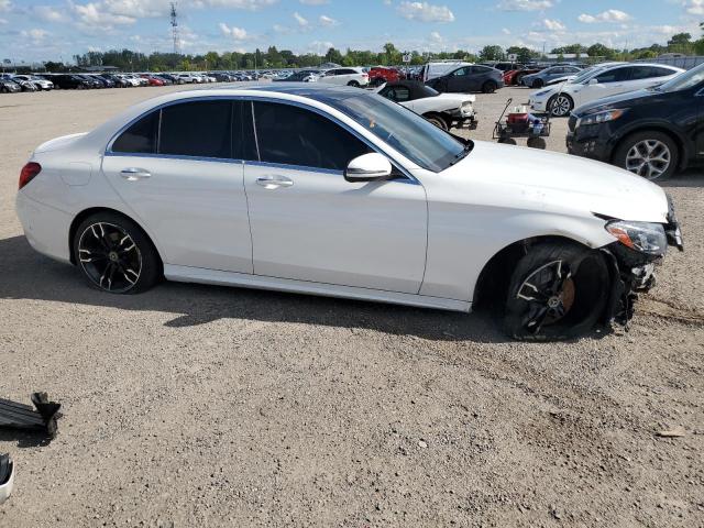 55SWF4KB3GU123543 - 2016 MERCEDES-BENZ C 300 4MATIC WHITE photo 4