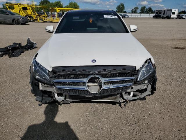 55SWF4KB3GU123543 - 2016 MERCEDES-BENZ C 300 4MATIC WHITE photo 5