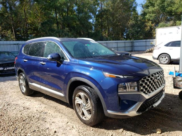 5NMS64AJ2NH426933 - 2022 HYUNDAI SANTA FE SEL BLUE photo 4