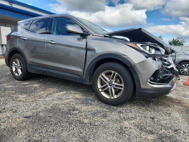 5XYZTDLB0HG441409 - 2017 HYUNDAI SANTA FE S GRAY photo 4