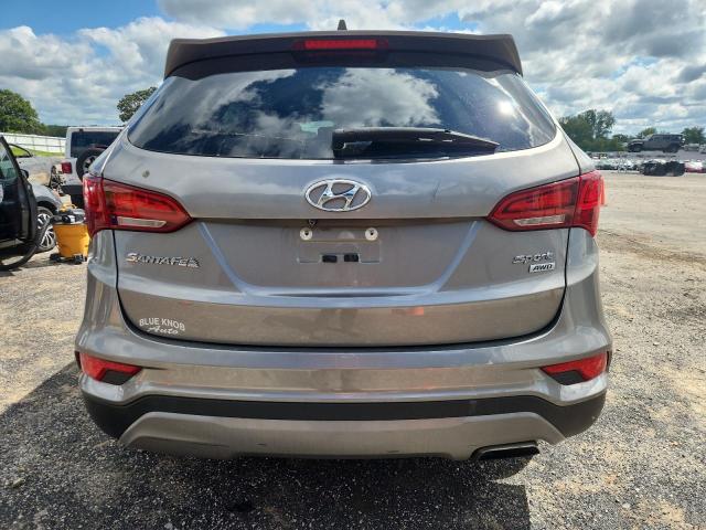 5XYZTDLB0HG441409 - 2017 HYUNDAI SANTA FE S GRAY photo 6