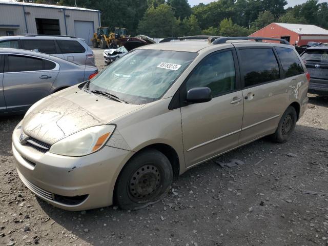 5TDZA23C84S075411 - 2004 TOYOTA SIENNA CE BEIGE photo 1