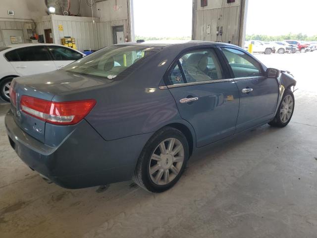 3LNHL2GC5BR765600 - 2011 LINCOLN MKZ BLUE photo 3