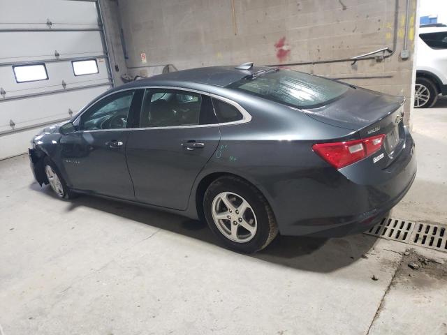 1G1ZB5STXHF278220 - 2017 CHEVROLET MALIBU LS 灰色 照片 2