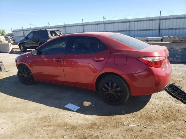 5YFBURHE9KP888502 - 2019 TOYOTA COROLLA L RED photo 2