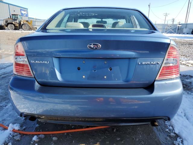 4S3BL616077204112 - 2007 SUBARU LEGACY 2.5I BLUE photo 6