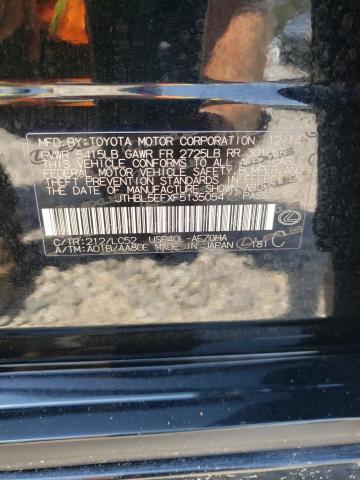 JTHBL5EFXF5135054 - 2015 LEXUS LS 460 黑色 照片 12