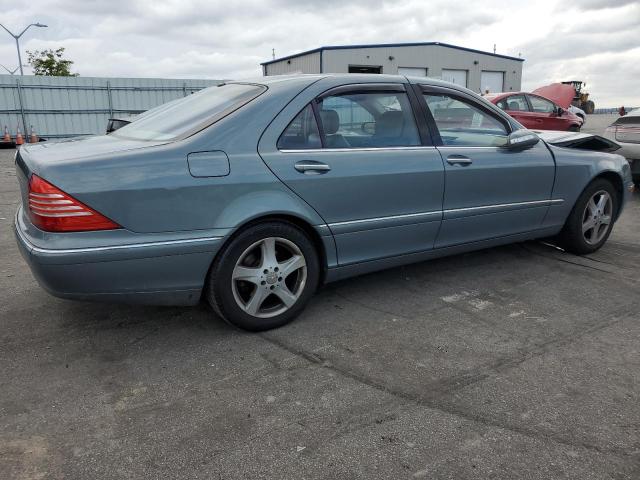 WDBNG70JX4A412203 - 2004 MERCEDES-BENZ S 430 BLUE photo 3