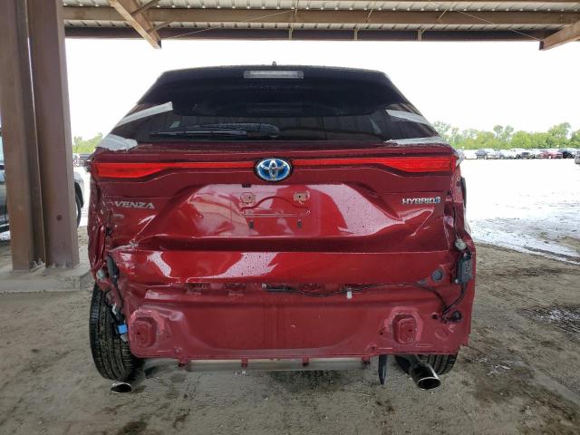 JTEAAAAH5MJ011132 - 2021 TOYOTA VENZA LE RED photo 6