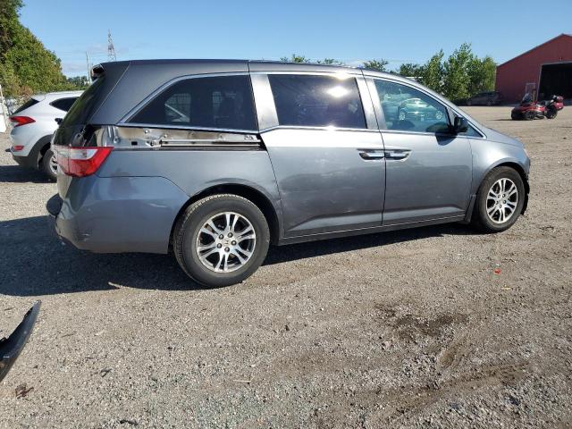 5FNRL5H48DB502006 - 2013 HONDA ODYSSEY EX Մոխրագույն լուսանկար 3