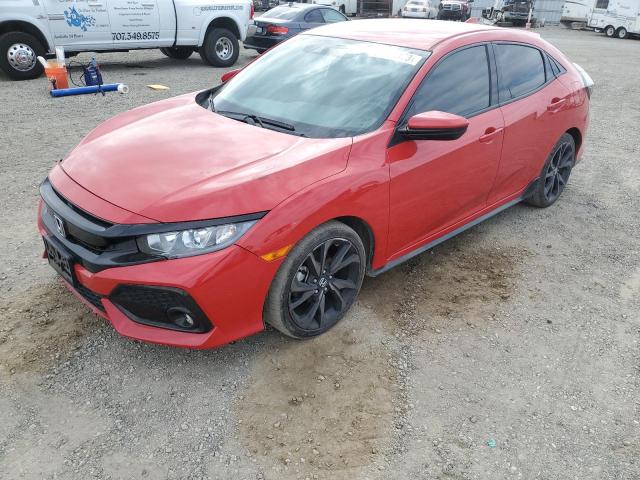 SHHFK7H44KU402742 - 2019 HONDA CIVIC SPORT RED photo 1