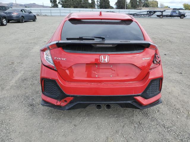 SHHFK7H44KU402742 - 2019 HONDA CIVIC SPORT RED photo 6