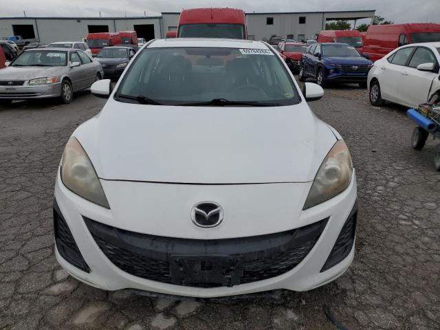 JM1BL1VG1B1390180 - 2011 MAZDA 3 I WHITE photo 5