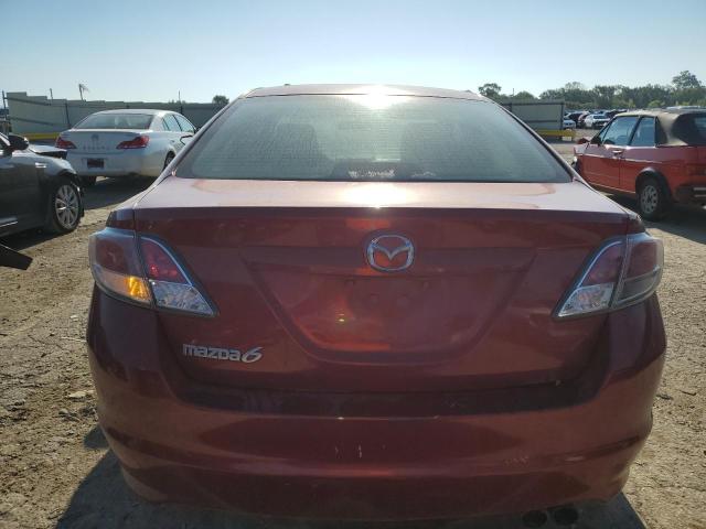 1YVHP82AX95M04307 - 2009 MAZDA 6 I წითელი ფოტო 6