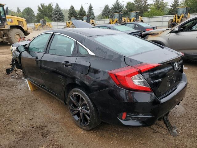 19XFC2F89LE015859 - 2020 HONDA CIVIC SPORT BLACK photo 2