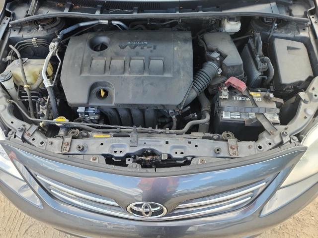 2T1BU4EE8DC975205 - 2013 TOYOTA COROLLA BASE GRAY photo 11