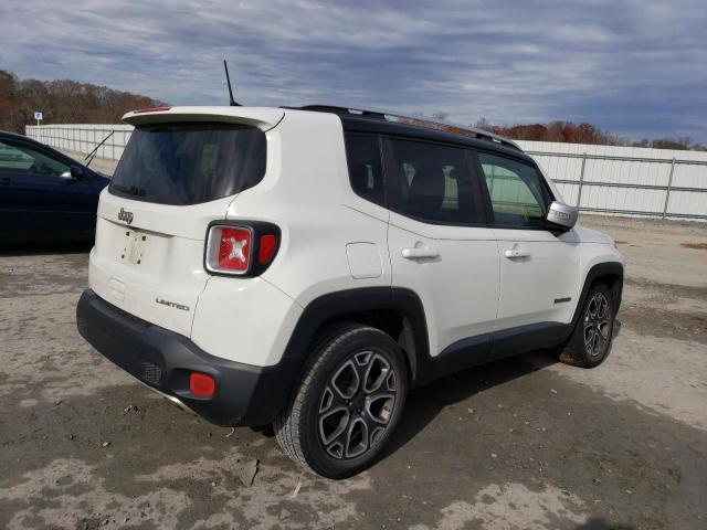 ZACCJADB6JPH24072 - 2018 JEEP RENEGADE LIMITED WHITE photo 3