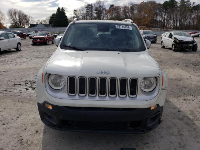 ZACCJADB6JPH24072 - 2018 JEEP RENEGADE LIMITED WHITE photo 5