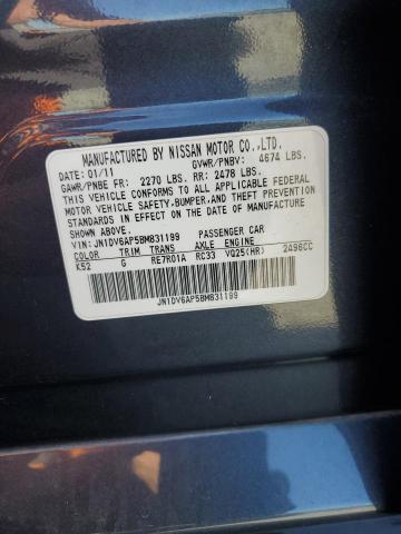 JN1DV6AP5BM831199 - 2011 INFINITI G25 BASE BLACK photo 13