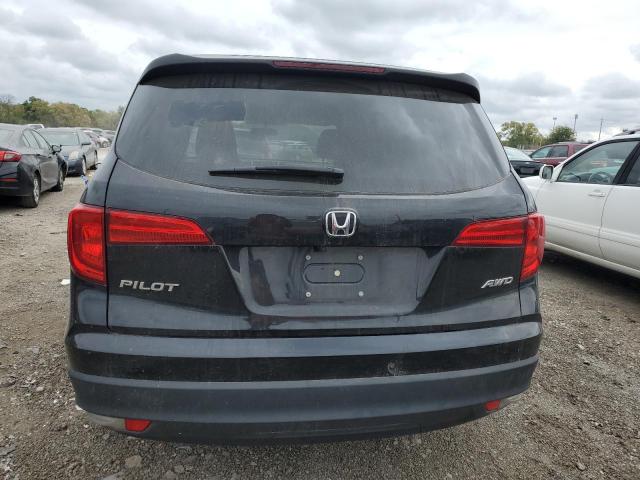 5FNYF6H11HB101885 - 2017 HONDA PILOT LX BLACK photo 6