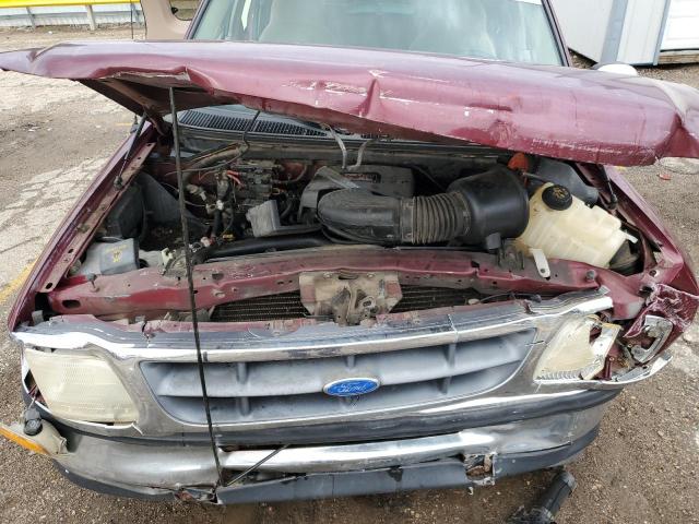 1FTFX27L1VKB67836 - 1997 FORD F250 MAROON photo 11