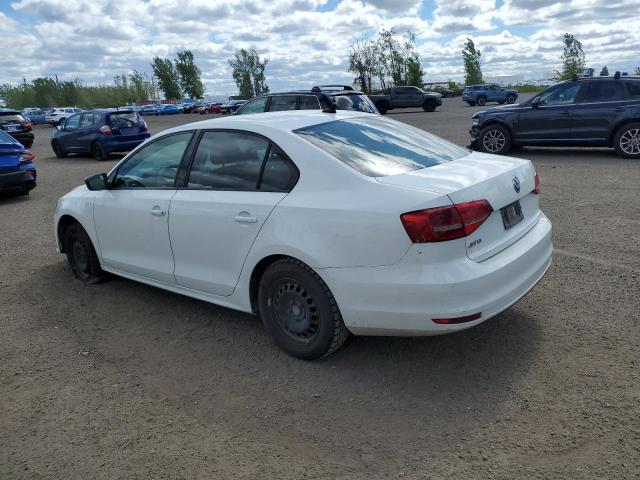 3VW2K7AJ2FM402446 - 2015 VOLKSWAGEN JETTA BASE WHITE photo 2