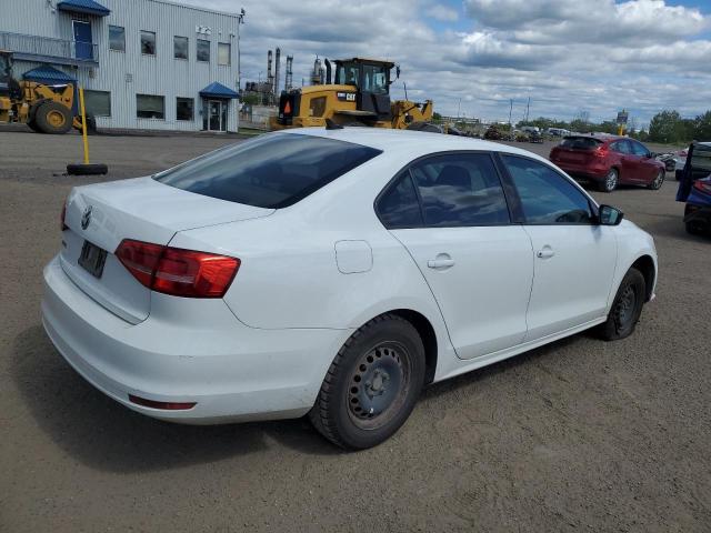 3VW2K7AJ2FM402446 - 2015 VOLKSWAGEN JETTA BASE WHITE photo 3