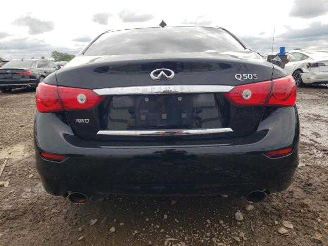 JN1BV7AR5FM411270 - 2015 INFINITI Q50 BASE BLACK photo 6