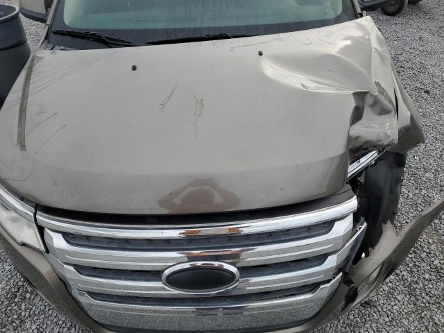 2FMDK4JC0DBC07399 - 2013 FORD EDGE SEL BROWN photo 11