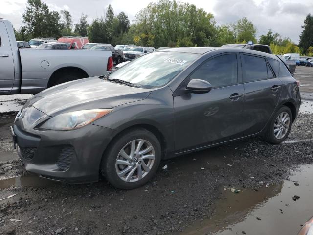 JM1BL1MP5D1838618 - 2013 MAZDA 3 I GRAY photo 1