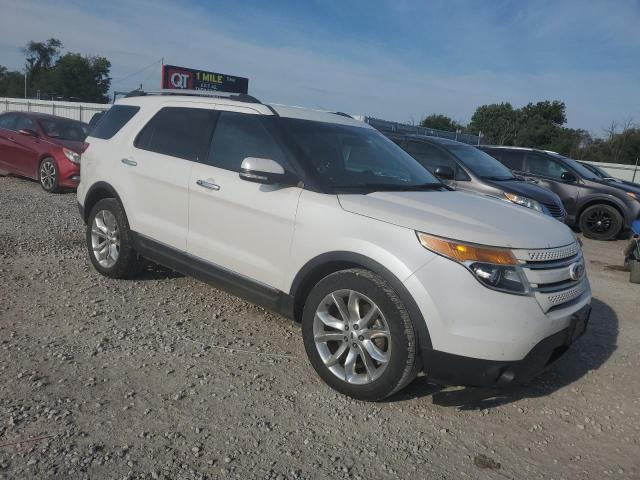 1FM5K7F8XDGB69831 - 2013 FORD EXPLORER LIMITED WHITE photo 4