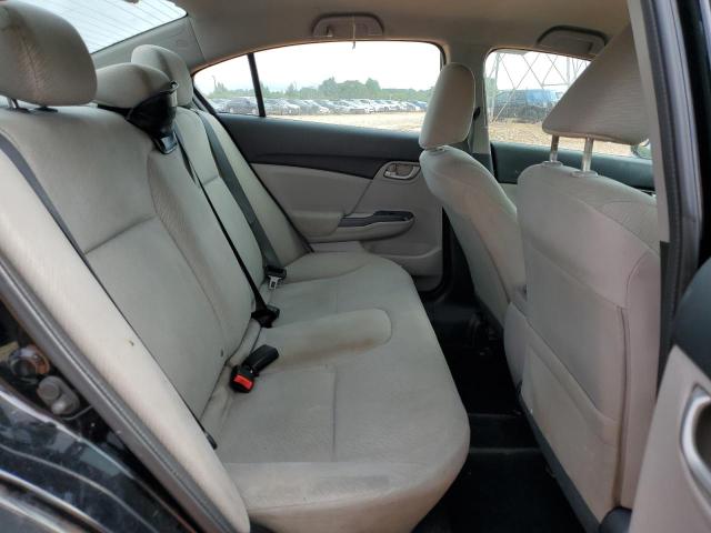 19XFB2F54DE011101 - 2013 HONDA CIVIC LX BLACK photo 10
