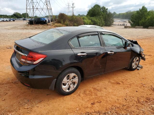 19XFB2F54DE011101 - 2013 HONDA CIVIC LX BLACK photo 3