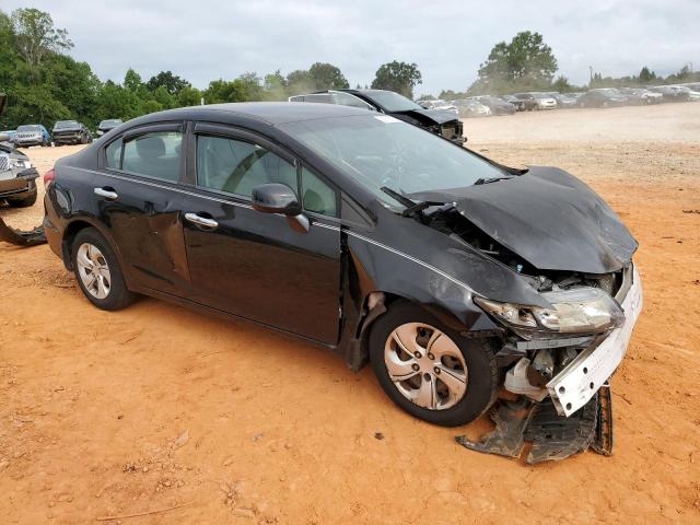 19XFB2F54DE011101 - 2013 HONDA CIVIC LX BLACK photo 4