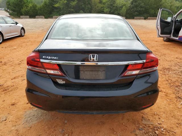 19XFB2F54DE011101 - 2013 HONDA CIVIC LX BLACK photo 6