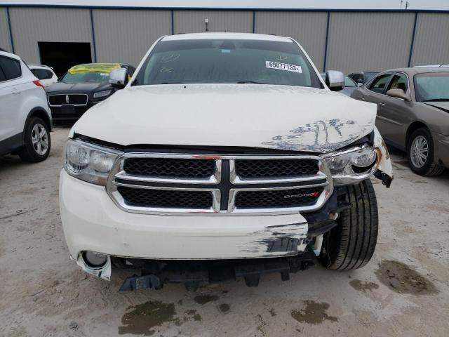 1D4RD4GG1BC637988 - 2011 DODGE DURANGO CREW WHITE photo 5