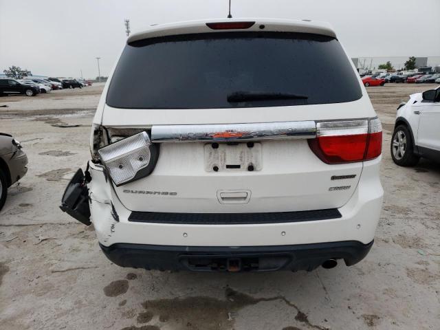 1D4RD4GG1BC637988 - 2011 DODGE DURANGO CREW WHITE photo 6