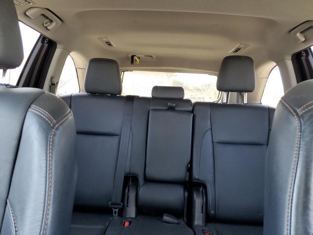 5TDJKRFH8GS274117 - 2016 TOYOTA HIGHLANDER XLE BLACK photo 10