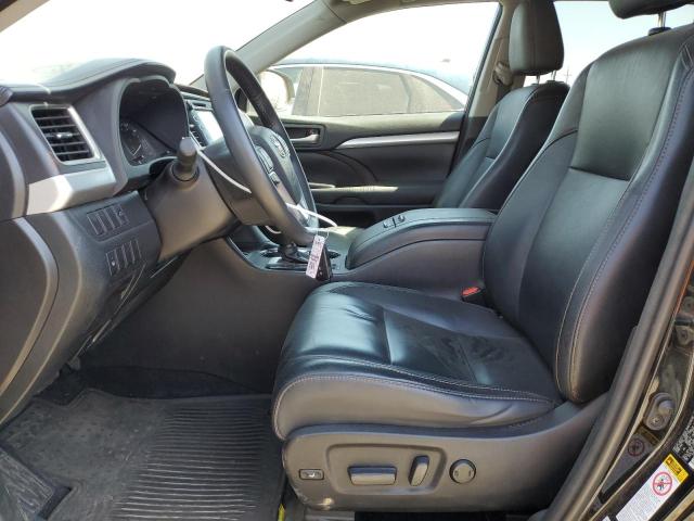 5TDJKRFH8GS274117 - 2016 TOYOTA HIGHLANDER XLE BLACK photo 7