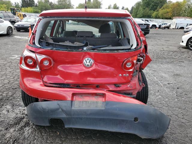 WVWDR71K67W059609 - 2007 VOLKSWAGEN RABBIT RED photo 6