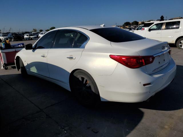 JN1BV7AP3EM671325 - 2014 INFINITI Q50 BASE WHITE photo 2