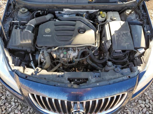 W04GW5EV7B1075851 - 2011 BUICK REGAL CXL BLUE photo 11