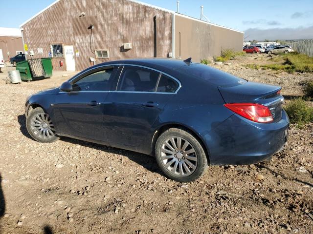 W04GW5EV7B1075851 - 2011 BUICK REGAL CXL BLUE photo 2