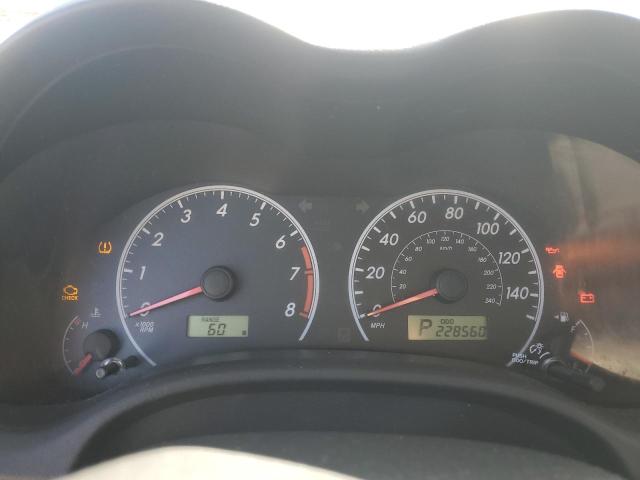 1NXBU40E79Z101280 - 2009 TOYOTA COROLLA BASE Gümüş foto 9