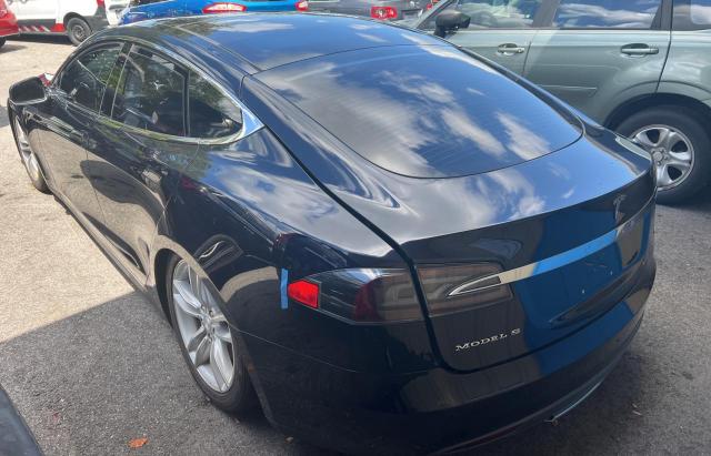 5YJSA1CN5DFP13308 - 2013 TESLA MODEL S Niebieski zdjęcie 3