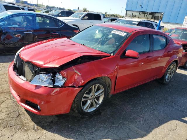 1C3CDZEG7CN312968 - 2012 DODGE AVENGER SXT RED photo 1