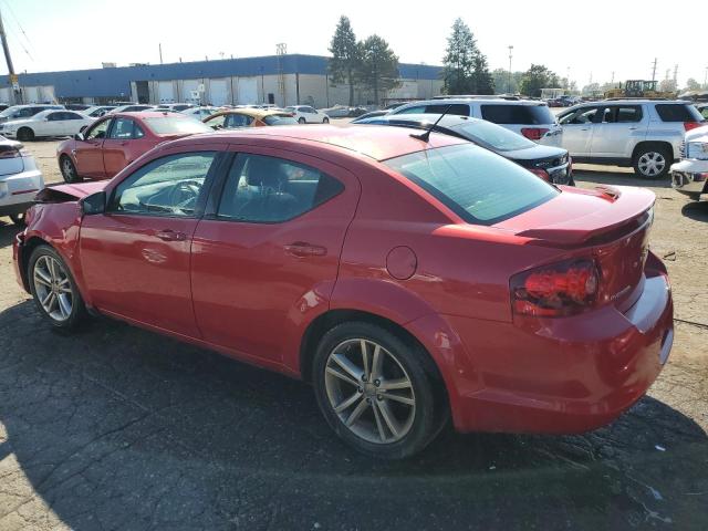 1C3CDZEG7CN312968 - 2012 DODGE AVENGER SXT RED photo 2